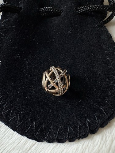 Original pandora gold charm - original,