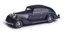 1932 Austro-Daimler ADR8 Alpine Limousine dunkelblau 1/43 Resine Fertigmodell