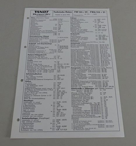 Inspektionsblatt fendt farmer - inspektionsblatt,