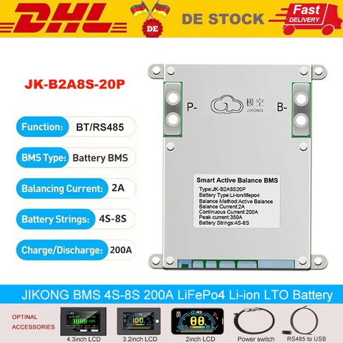 B2a8s20p smart bms 8s - jk-b2a8s20p,