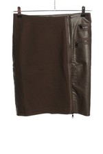 LAURA JO Kunstlederrock Damen Rock Gr. DE 40 braun Casual-Look