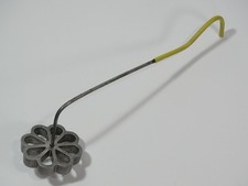 DDR "Praktikus" Waffelbackform Waffeleisen Rosettenwaffeln Schmalzgebäck