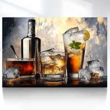 Leinwand Bild Cocktails Küche