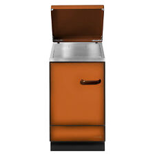 Wamsler K155S Stahlplatte Beistellherd Maron Braun Küchenofen 5kW Küchenherd