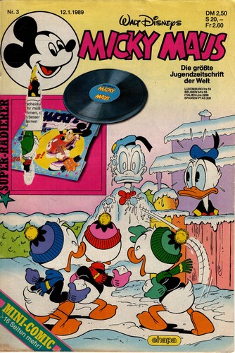 Micky maus heft - maus, 1989