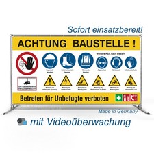 Bauzaunbanner - 🧱📹,