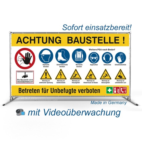 Bauzaunbanner - 🧱📹,