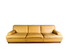 Original Midcentury Dreisitzer Sofa Couch Arne Norell Mexico Leder