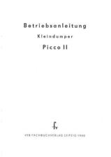 300305 Bedienung Dumper Picco