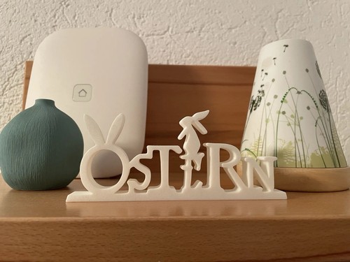 Ostern schriftzug osterhase - ostern,