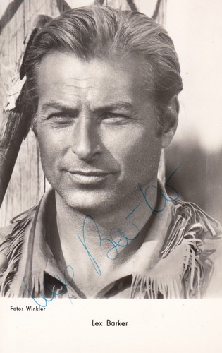 Lex barker 9x14 signiertes - 9x14,