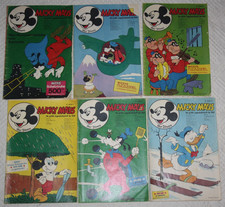 6 x Micky Maus Comics Sammlung