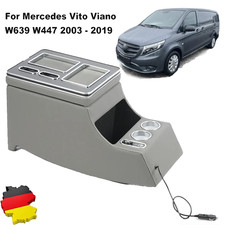 Auto Armlehne Box Aufbewahrungsbox Für Viano Vito W639 2003-2019 Center Konsole