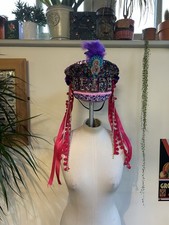 Pailletten Kapitän Hut Braut