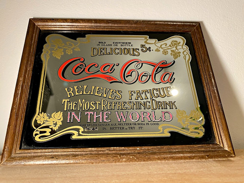Coca cola werbespiegel - coca-cola, im