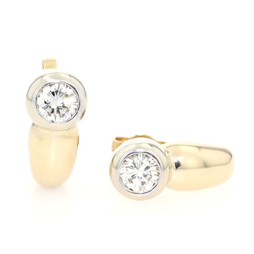 Ohrringe 585er gelbgold mit - in,