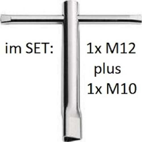 Dreikantschlüssel set m10 - 1x,