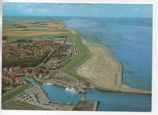AK  Nordseebad Neuharlingersiel / Luftaufnahme  mit Hafen  (E1)
