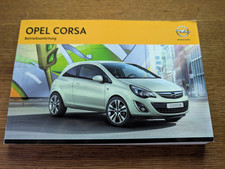 Opel Corsa D (2011-2014) Betriebsanleitung Bedienungsanleitung 2012