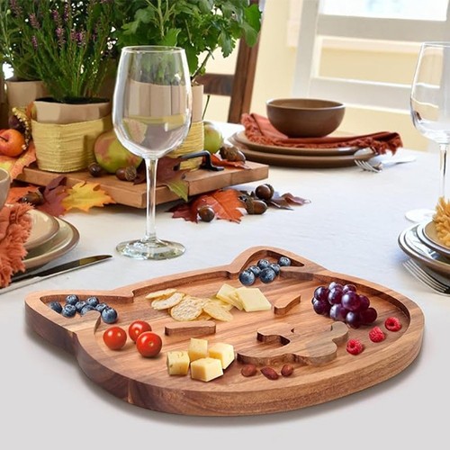 Serviertablett aus für - , holz
