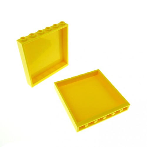 Lego panele 1x6x5 gelb - lego,