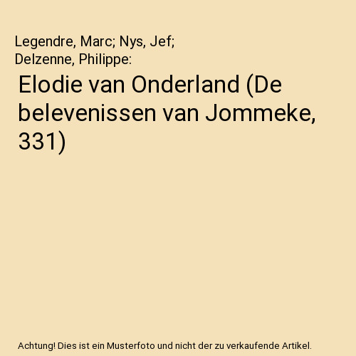 Elodie van onderland de - elodie,