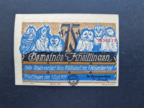 710 notgeldschein gemeinde - 710.1a,