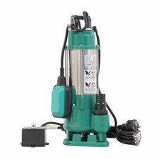 370W Fäkalienpumpe Schmutzwasserpumpe Abwasserpumpe mit Schneidwerk 7800 L/h