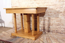 Ausgefallener antiker Salontisch / Esstisch / Landhaus Küchentisch /Säulentisch