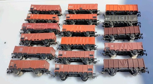 Konvolut offene güterwagen - konvolut, h0