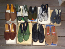 Konvolut Original alte Haus Schuhe Damen Vintage Deko Laden Film versch. Größen