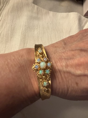 Vintage 14k gelbgold opal - gelbgold,