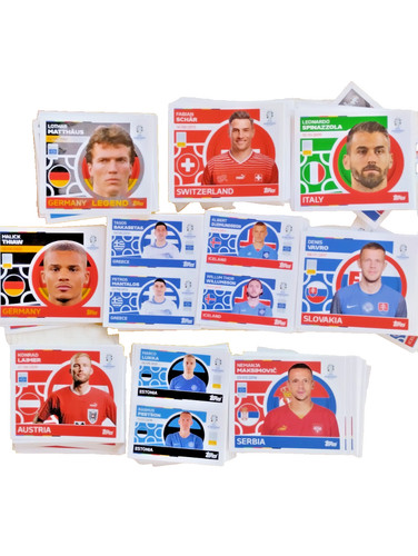 Topps euro 2024 konvolut - euro, --
