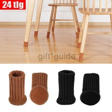 24X Fußkappen Stuhlbeinkappen