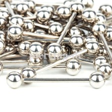 10 Stück 16 mm Zungenpiercing