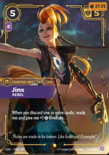 Riftbound Jinx, Rebel (V.2 - Showcase) 202a League of Legends, Englisch, NM