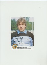 Autogrammkarte Andreas Köpke Hertha BSC Berlin mit Autogramm 80er Jahre  DFB