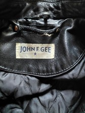 John F. Gee Herren Lederjacke Größe 52