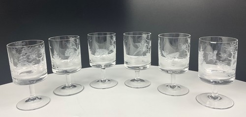 Set vintage weingläsern mit - 6,