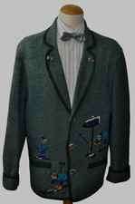 TRACHTEN LODENJANKER SAKKO SIGI SCHEIBER Gr.52 made in Austria REINE SCHURWOLLE