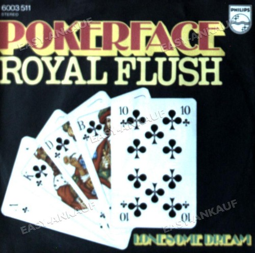 Royal flush pokerface 7 - -,