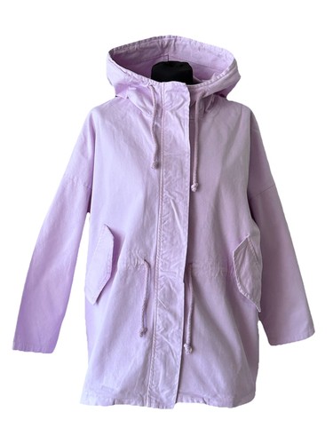 Oversize damen parka flieder - oversize,