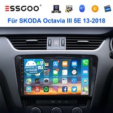 Für Skoda Octavia III 2013-2018 64GB Android Carplay Autoradio Navi GPS NAVI KAM