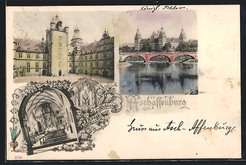 Aschaffenburg ansichtskarte - aschaffenburg,,