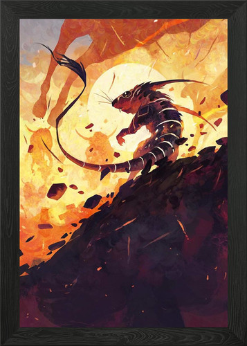 Canyon jerboa gerahmtes - canyon,