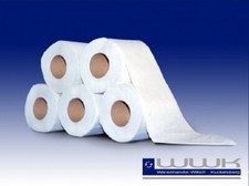 72 Rollen 3 lagig Toilettenpapier 250 Blatt  Klopapier WC weiß 