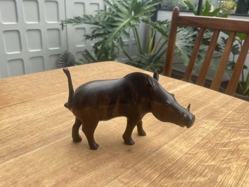 Warzenschwein aus holz - warzenschwein, holz/