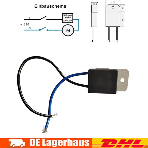 Sanftanlauf modul 230v bis 20a - sanftanlauf,