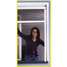 Insektenschutz Rollo Fliegengitter Fenster Aluminium Weiß 130x160cm kürzbar FR 