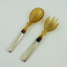 kleines Salatbesteck in Silber